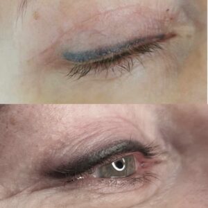 poprawa kreski permanentnej